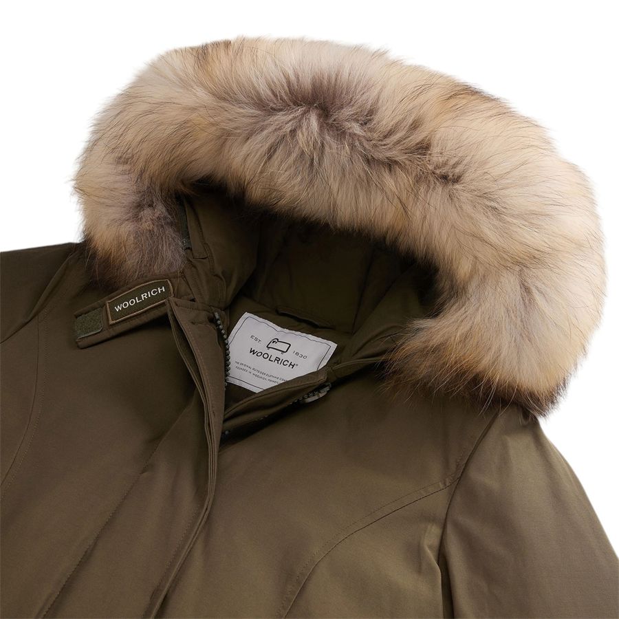 Arctic Parka in Ramar Cloth con pelliccia removibile Woolrich | CFWWOU0538DAG